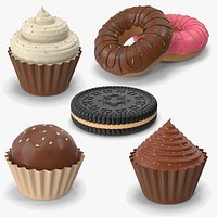 Sweets Cupcakes Cookies Collection