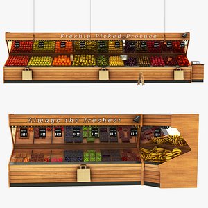 fruit display stand model