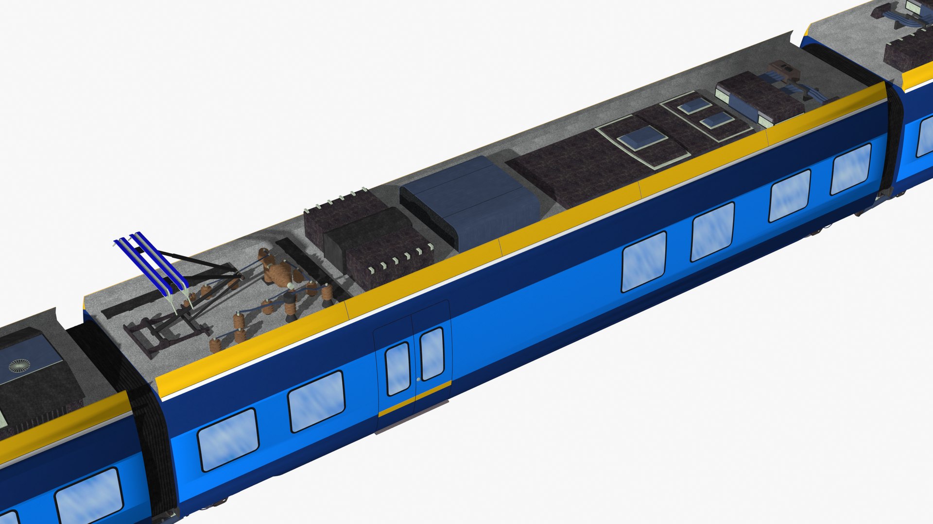 Coradia Nordic - Alstom X62 - Swedish Norrtag Passenger Train Model ...