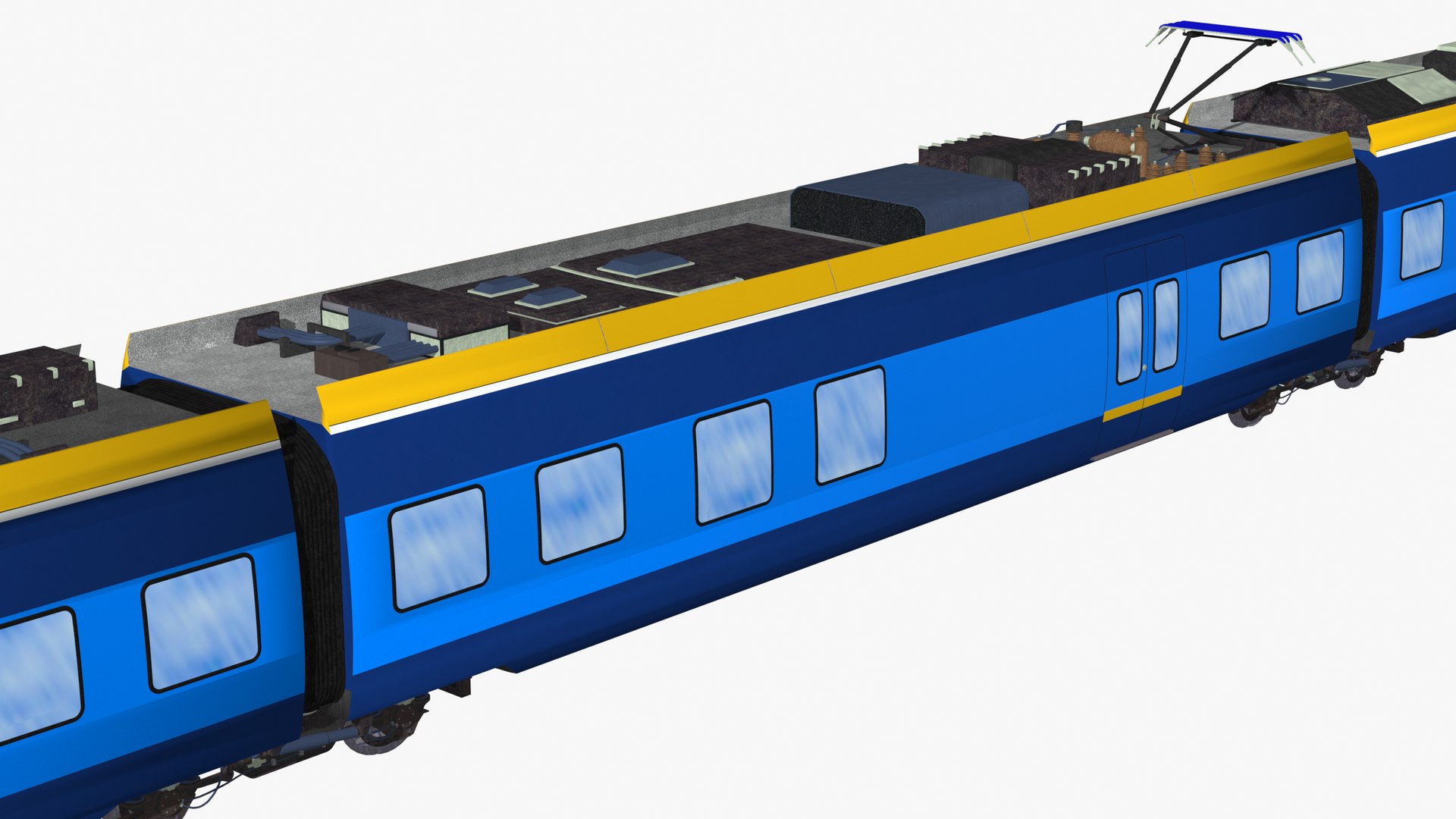 Coradia Nordic - Alstom X62 - Swedish Norrtag Passenger Train Model ...