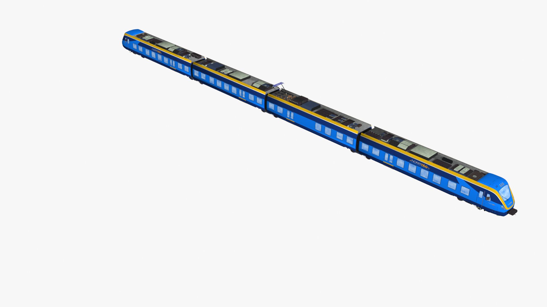 Coradia Nordic - Alstom X62 - Swedish Norrtag Passenger Train Model ...