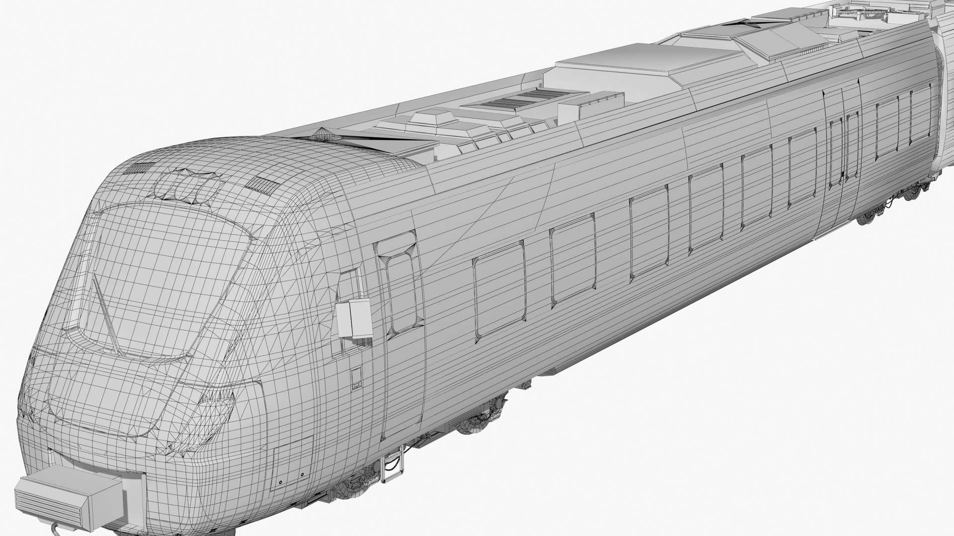 Coradia Nordic - Alstom X62 - Swedish Norrtag Passenger Train Model ...