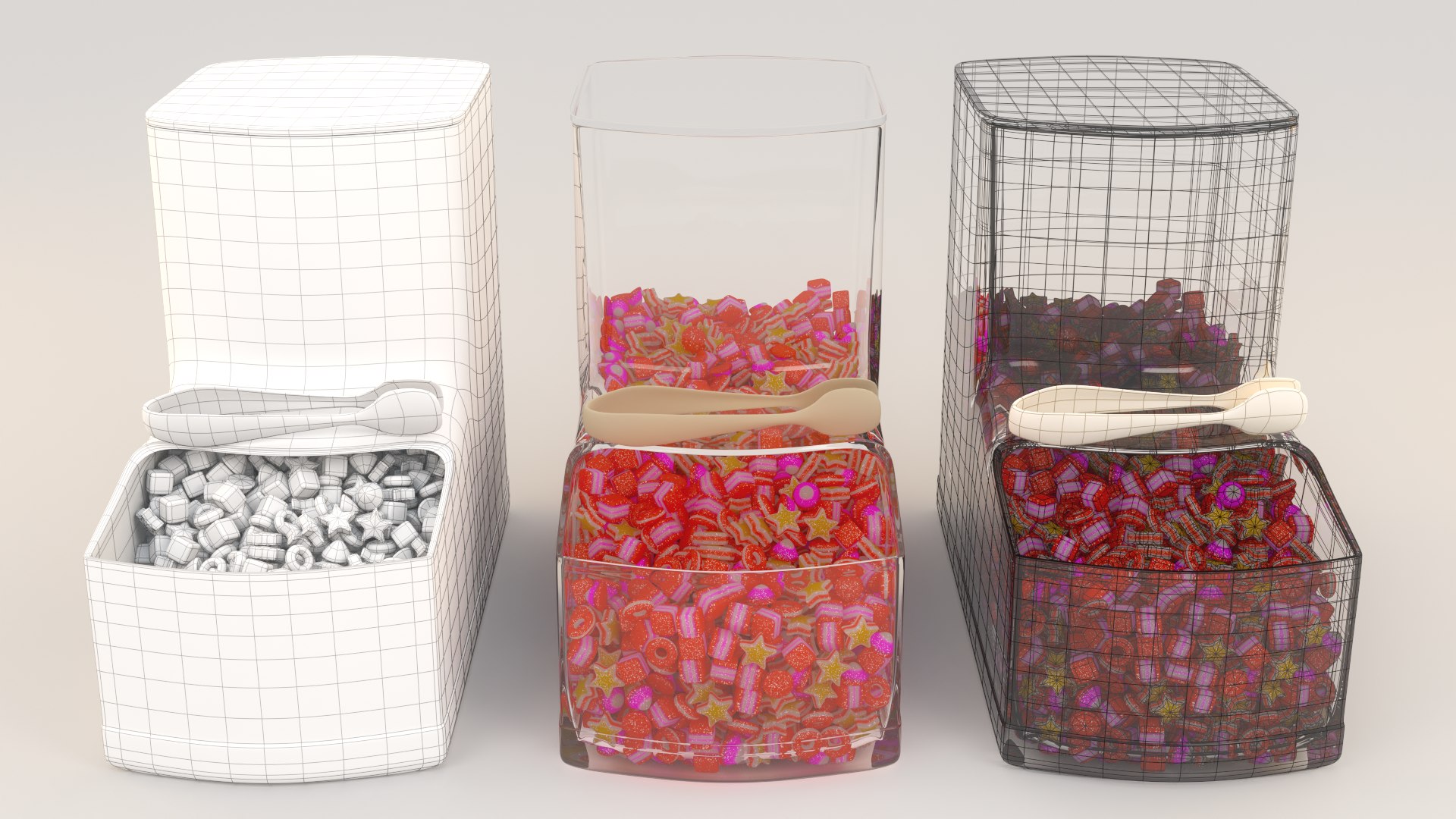 Candies Pack 3D model - TurboSquid 2138764