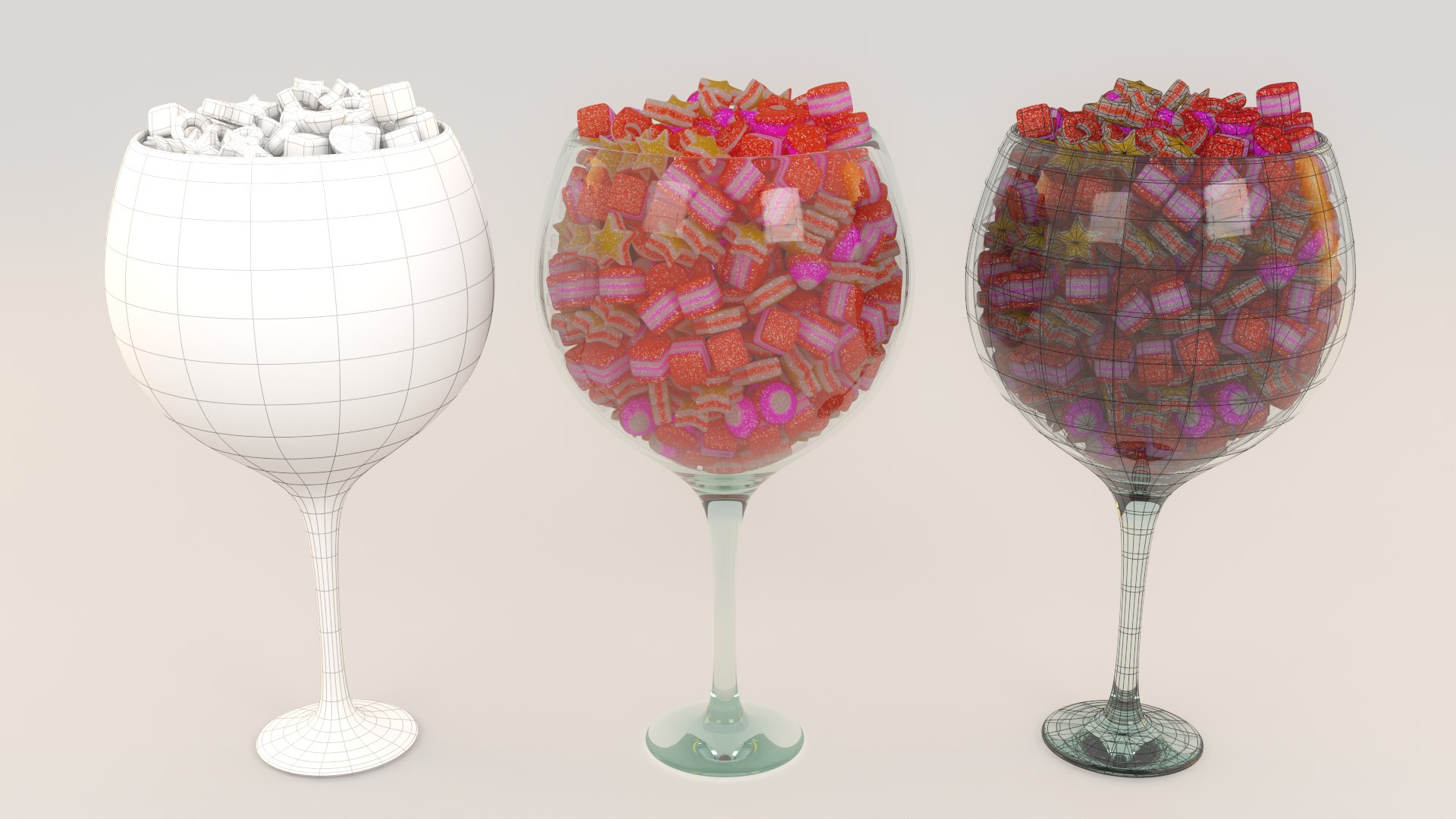 Candies Pack 3D model - TurboSquid 2138764