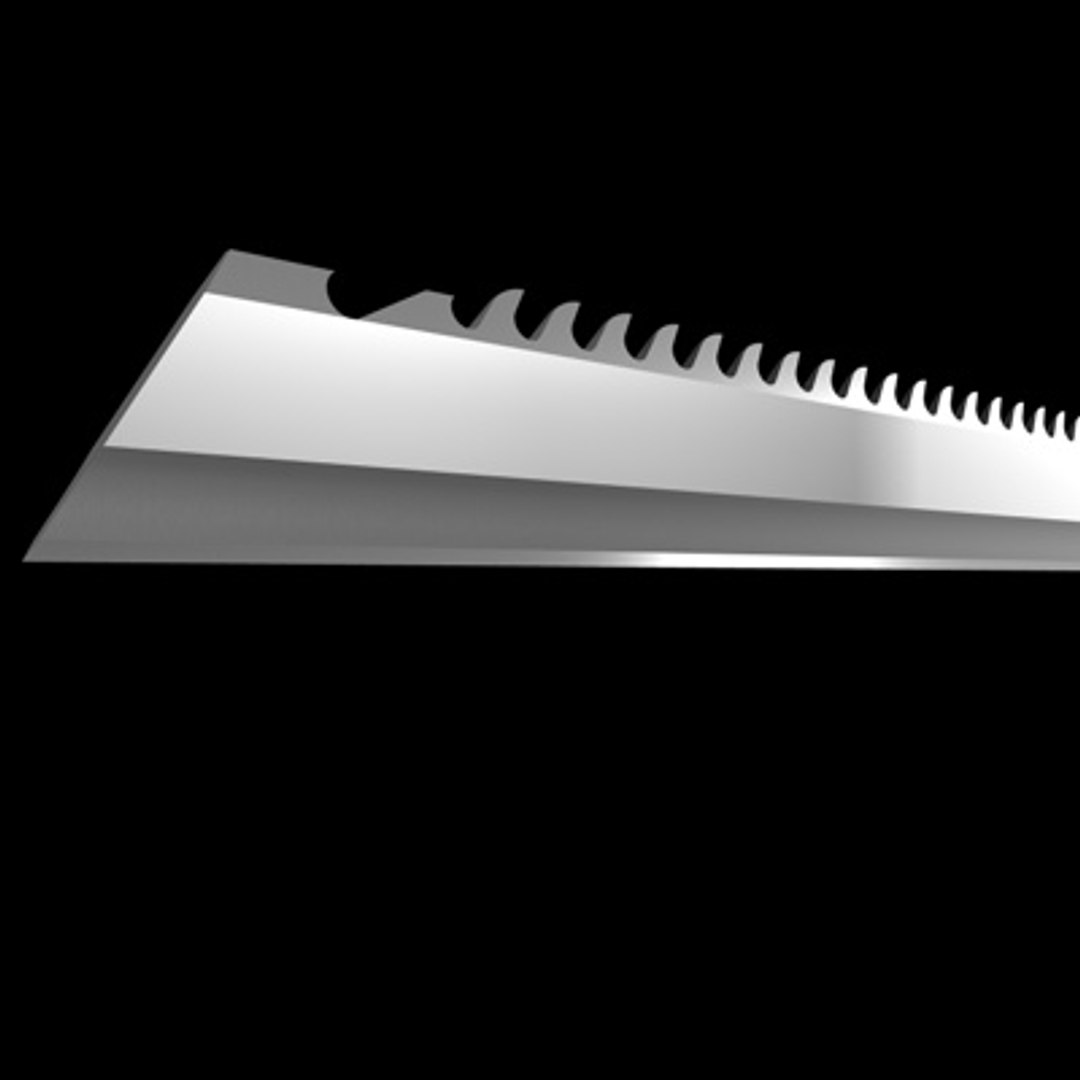 Cinema4d Modern Double Bladed Sword Hilt