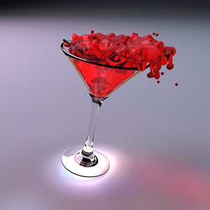 goblet martini 3d model