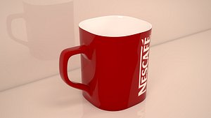 3d water cup model