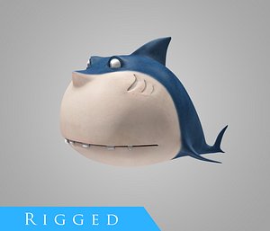 Cartoon Shark Rigged