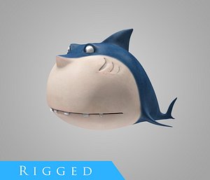 Cartoon Shark Rigged
