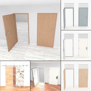 Interior door 3D