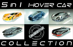 3D 5 1 cool hover car