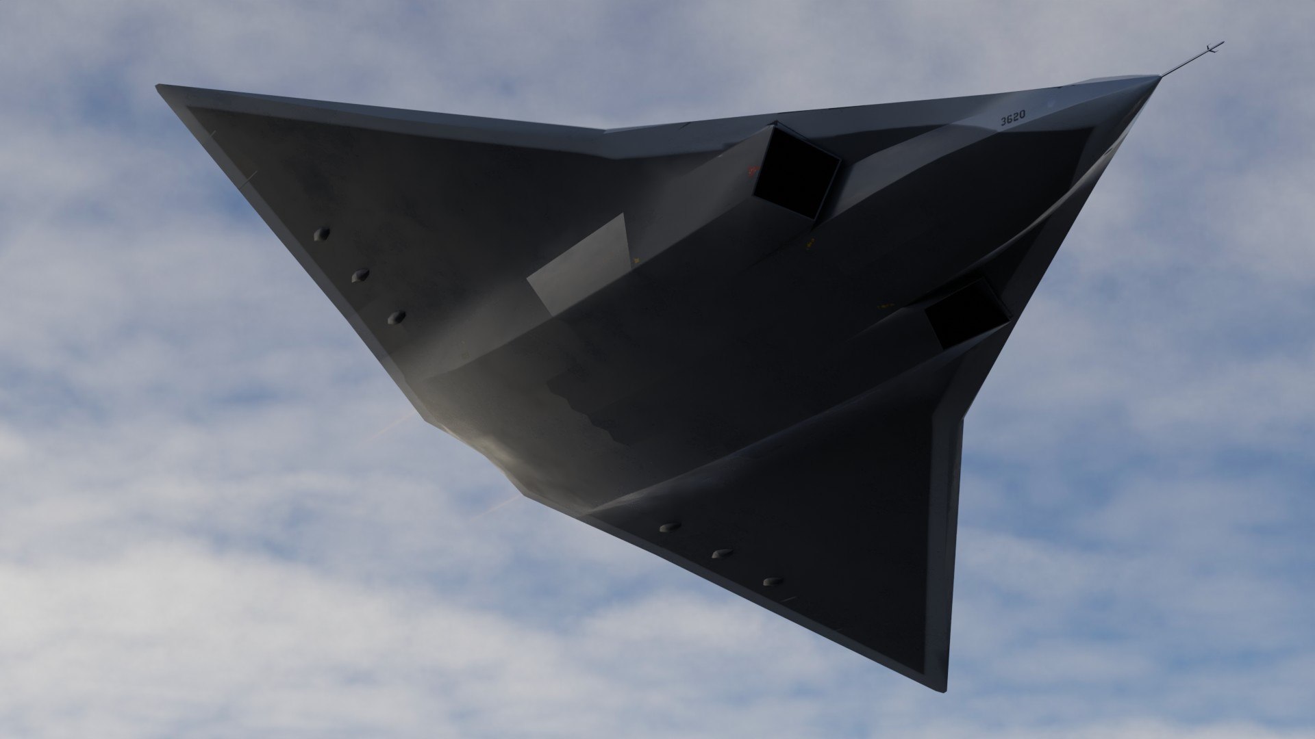 Chengdu J-36 Venom 3D model https://p.turbosquid.com/ts-thumb/iC/bckr6D/9s/preview09/jpg/1735937125/1920x1080/fit_q87/d540f84afa35c9ce7f29040b22461758247dc872/preview09.jpg