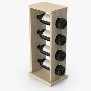 Wooden Wine Bottle Rack