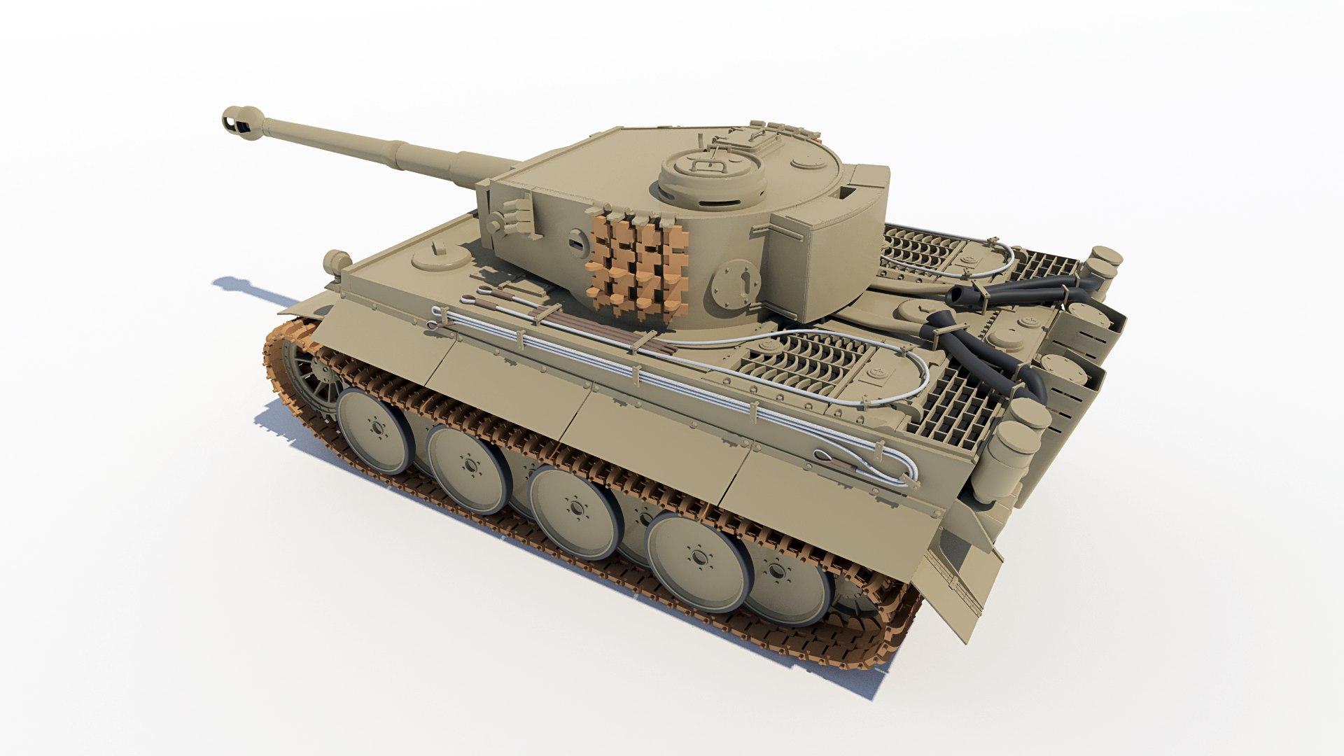 3D Panzerkampfwagen VI Tiger - TurboSquid 1939135