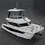 Aquila 42 Yacht Power 3D 双体船3D 模型