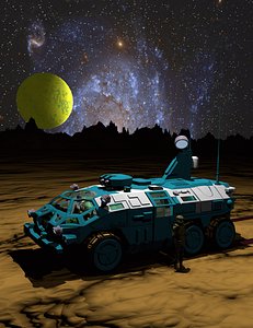 sci-fi vehicle blend