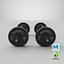farmer s walk barbells 3D model
