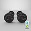 farmer s walk barbells 3D model