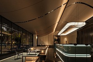 Modern sales office 3D