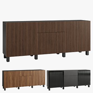 Besta Stroge Combination with Drawers 3D