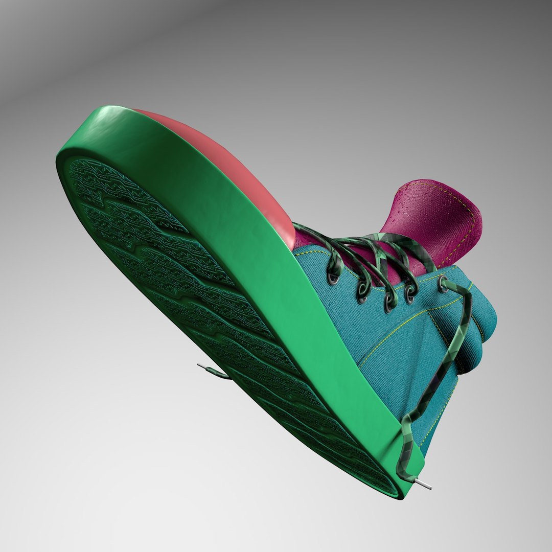 Cartoon shoe 3D model - TurboSquid 1436283