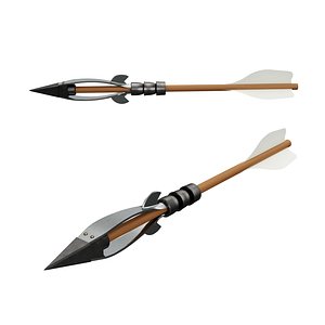 3D arrow crossbow model