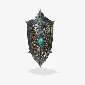 3D Fantasy Weapon Shield 01