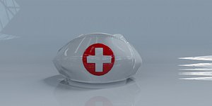 Nurse Hat 3D model