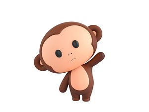 Character134 Rigged Monkey 3D