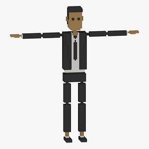 Cartoon Businessmen low poly pack
