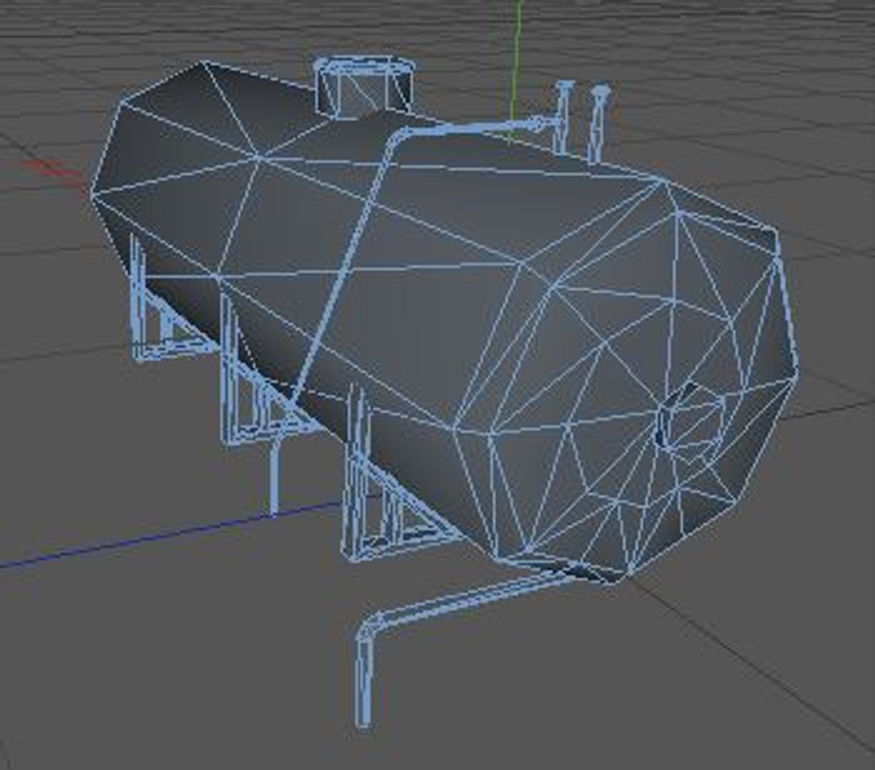 Fuel Storage Tank Container 3d Model