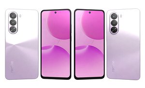 Realme P4x 5G Elegant Pink 3D model