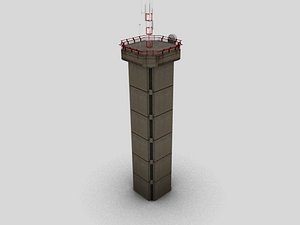 tower antenna 3d 3ds