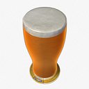 3dsmax beer pint glass