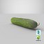 Gurke 01 Hallo Poly