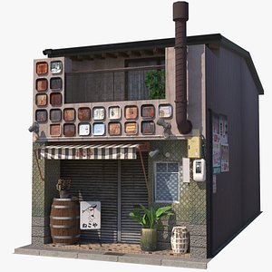Izakaya Building PBR Remastered