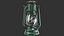 Detailed Green Hurricane Lamp