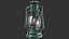 Detailed Green Hurricane Lamp