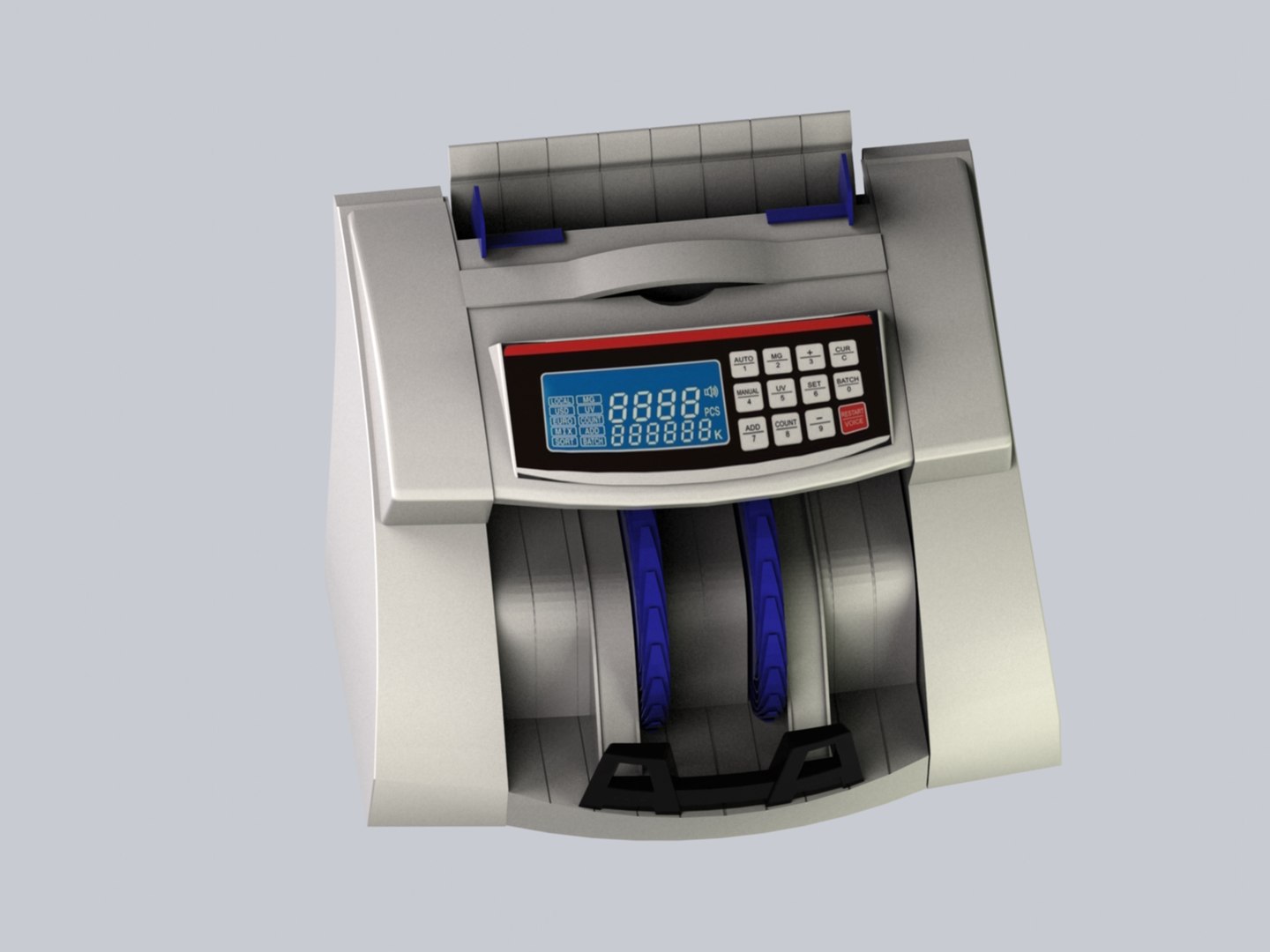 Money Counter Bank Machine 3D Model TurboSquid 1161671