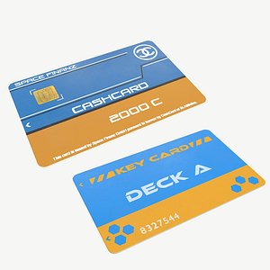 Credit Card Key PBR Sci-Fi