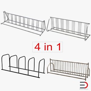 3d bike racks model