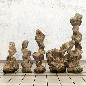stone monuments 3d model