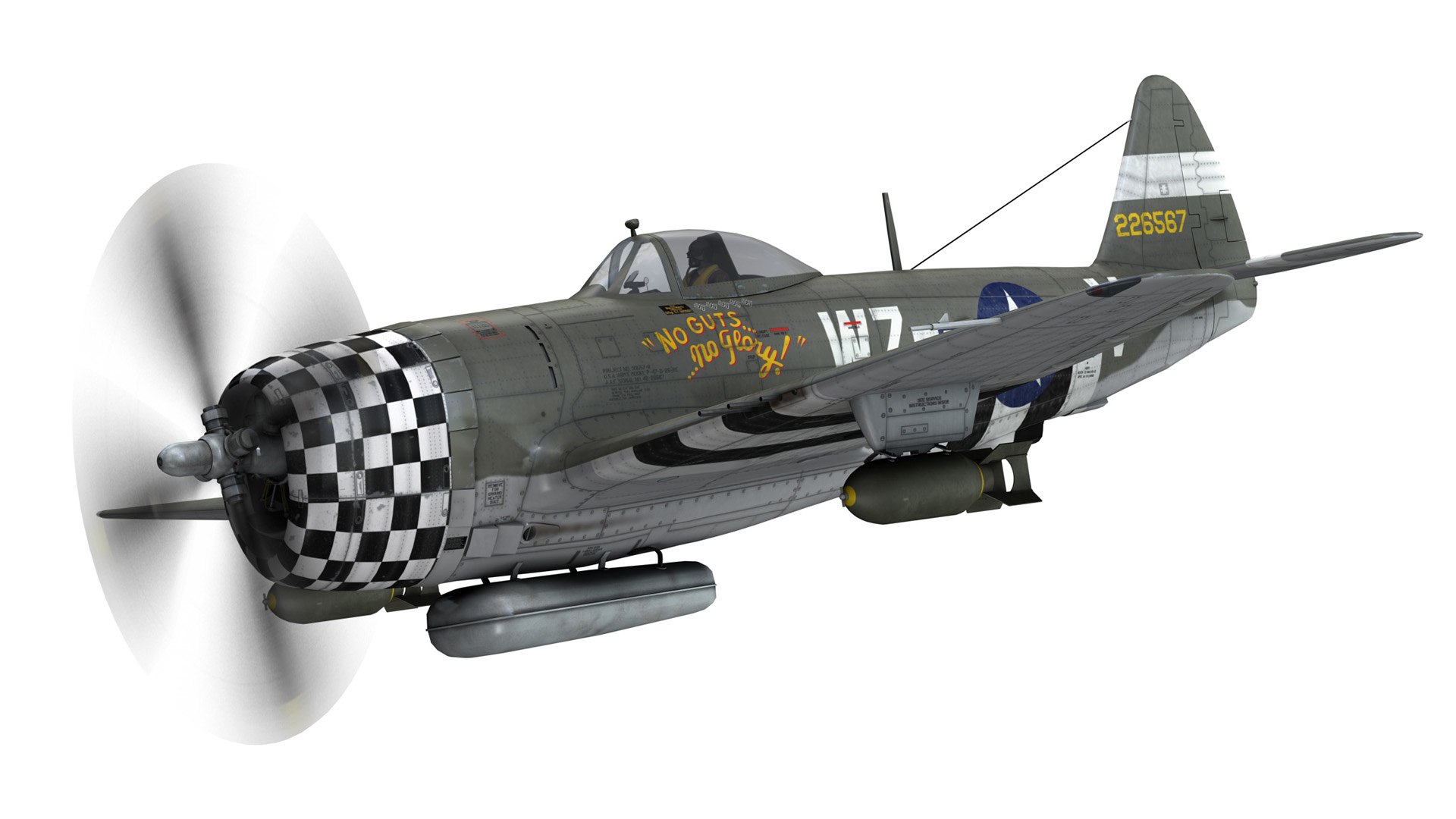 3D model Republic P-47D Thunderbolt - No gutsno glory https://p.turbosquid.com/ts-thumb/iD/HbXvpU/bB/noguts03/jpg/1620469172/1920x1080/fit_q87/e546183cfd9d5f800b941057412bc70c871db43d/noguts03.jpg