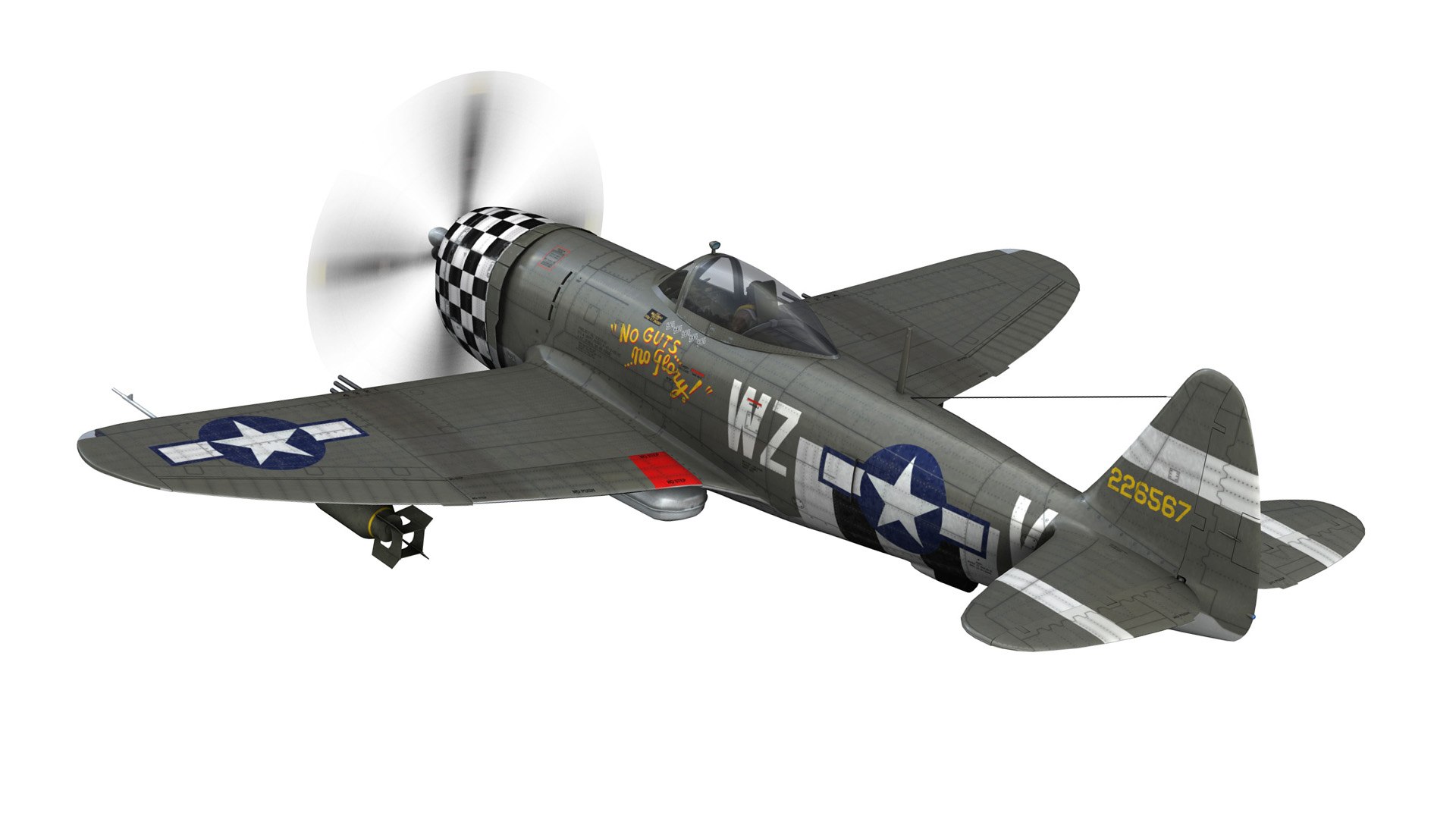 3D model Republic P-47D Thunderbolt - No gutsno glory https://p.turbosquid.com/ts-thumb/iD/HbXvpU/tB/noguts08/jpg/1620469178/1920x1080/fit_q87/382b8099d3d50f999c8dc0ecf01c9b5cf0fac0ce/noguts08.jpg