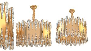 crystal pendant lamp 3D model