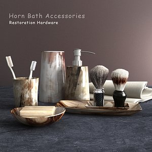 3d bathroom accessories