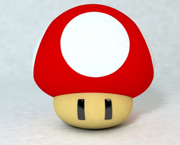 马里奥蘑菇3D模型 - TurboSquid 830886