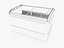 Supermarket Freezer Refrigirator 2 3D model