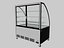 Supermarket Freezer Refrigirator 2 3D model