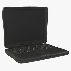 old laptop generic 3D model
